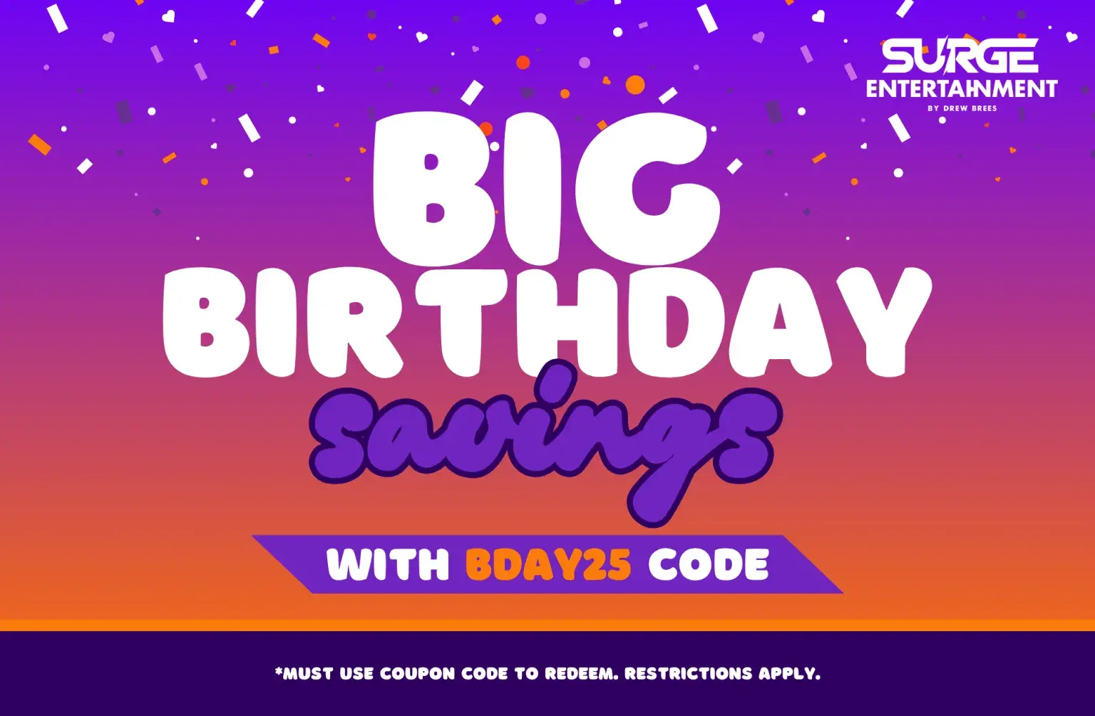 Big Birthday Savings