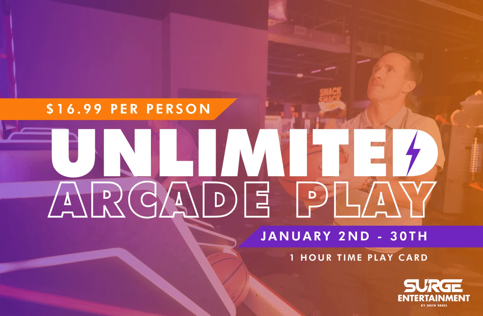 Unlimited Arcade Play