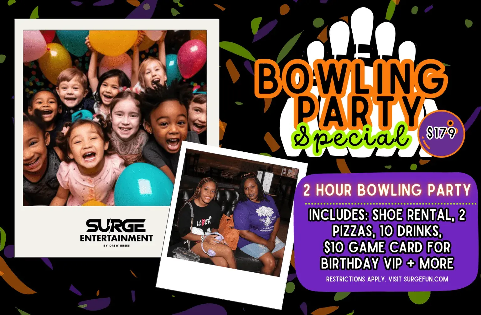 Bowling party special